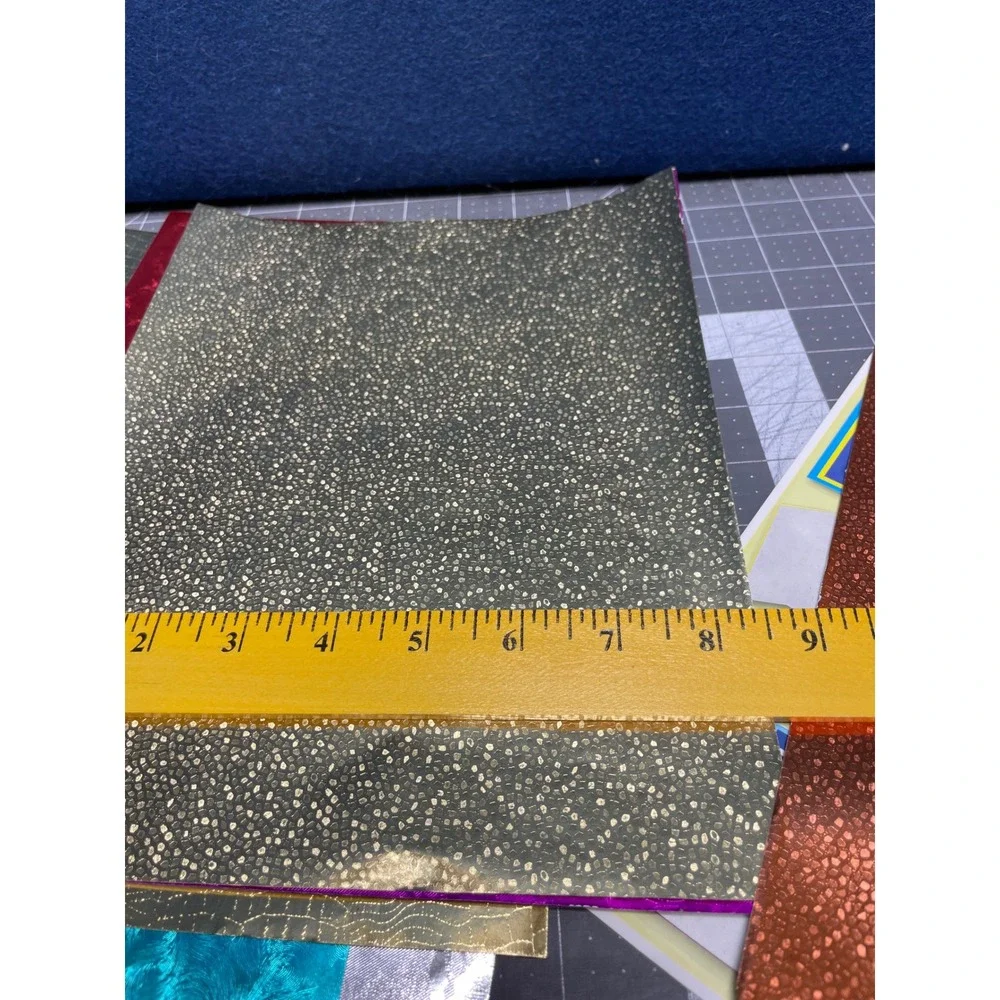 Scrapbook Supply Lot Foster RV Park Ohio State Buckeyes Metallic Paper 8.5x11‎
